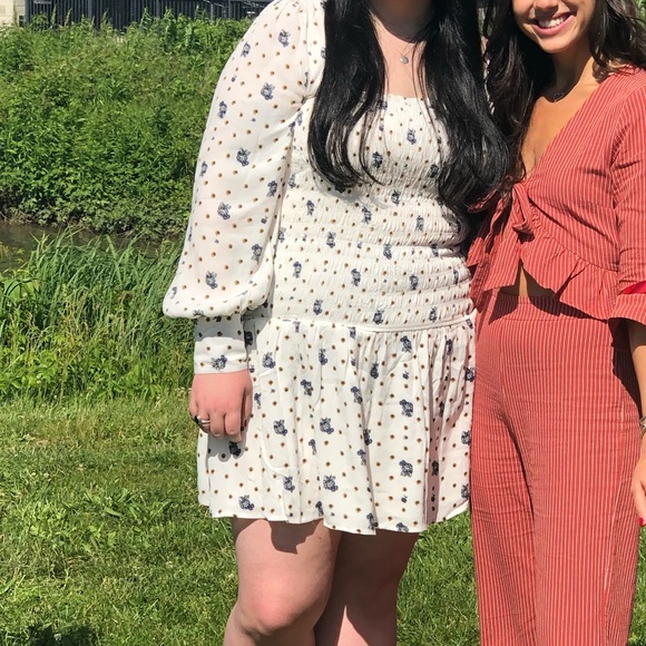 Free People Two Faces Smocked Dress - Picture 4 of 4